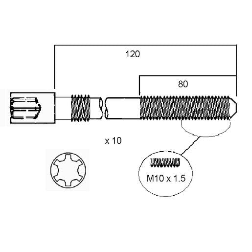 Permaseal Head Bolt Set HBS114