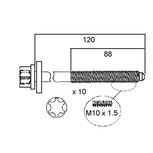 Permaseal Head Bolt Set HBS187