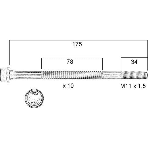 Permaseal Head Bolt Set HBS193