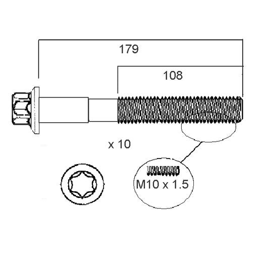 Permaseal Head Bolt Set HBS200