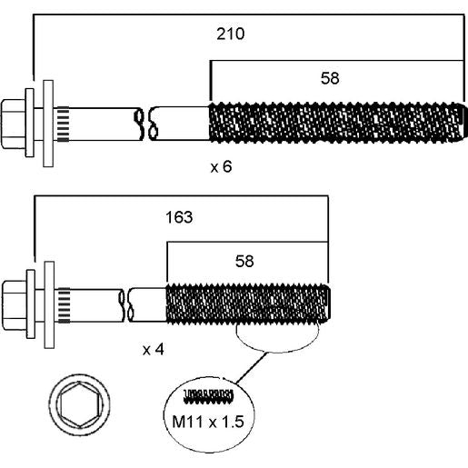 Permaseal Head Bolt Set HBS203