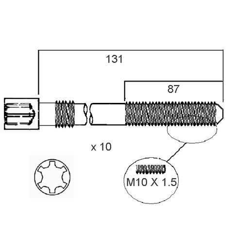 Permaseal Head Bolt Set HBS208