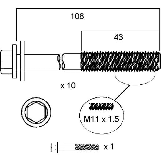 Permaseal Head Bolt Set HBS230