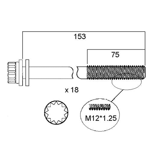 Permaseal Head Bolt Set HBS242