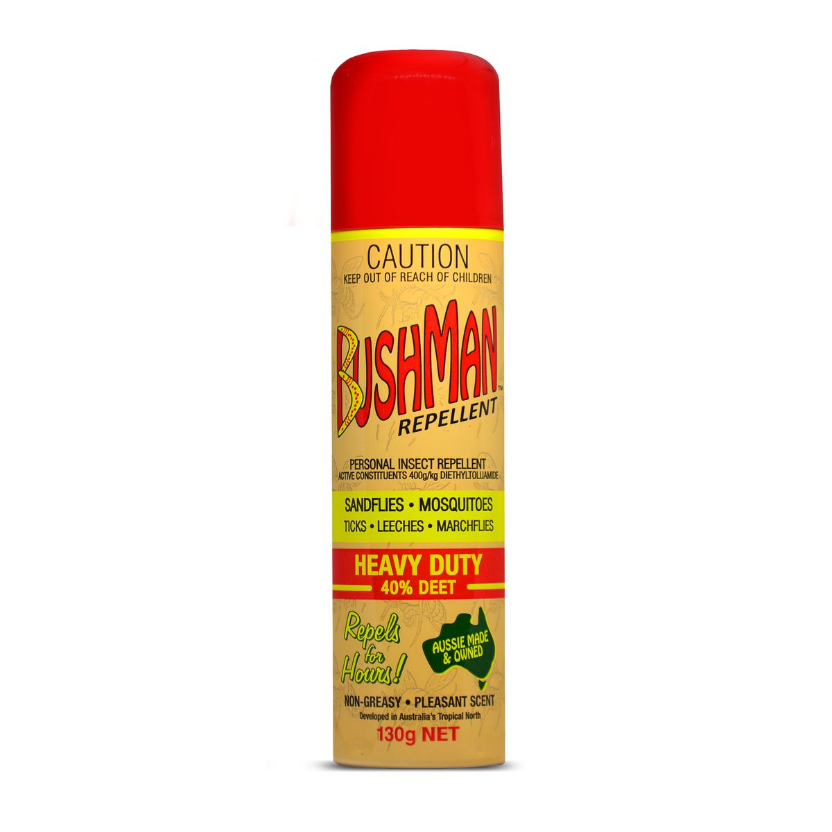 Bushman Ultra Insect Repellant Aerosol 130G BU0130A