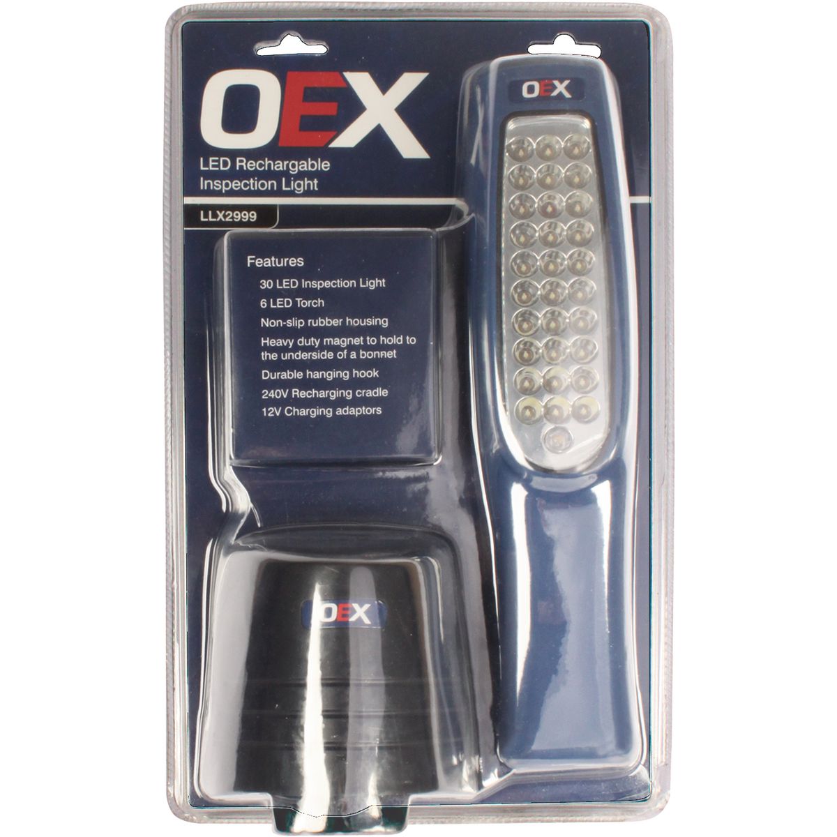 OEX LED Inspection Light 12V - Rechargeable LLX2999