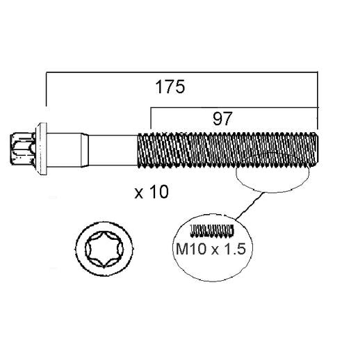 Permaseal Head Bolt Set HBS262
