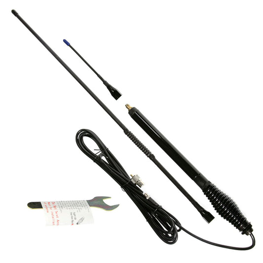 Maxi Trac 4x4 Fibreglass Elevated Feed UHF CB Antenna 3/6dB Kit 65cm MTAEF306