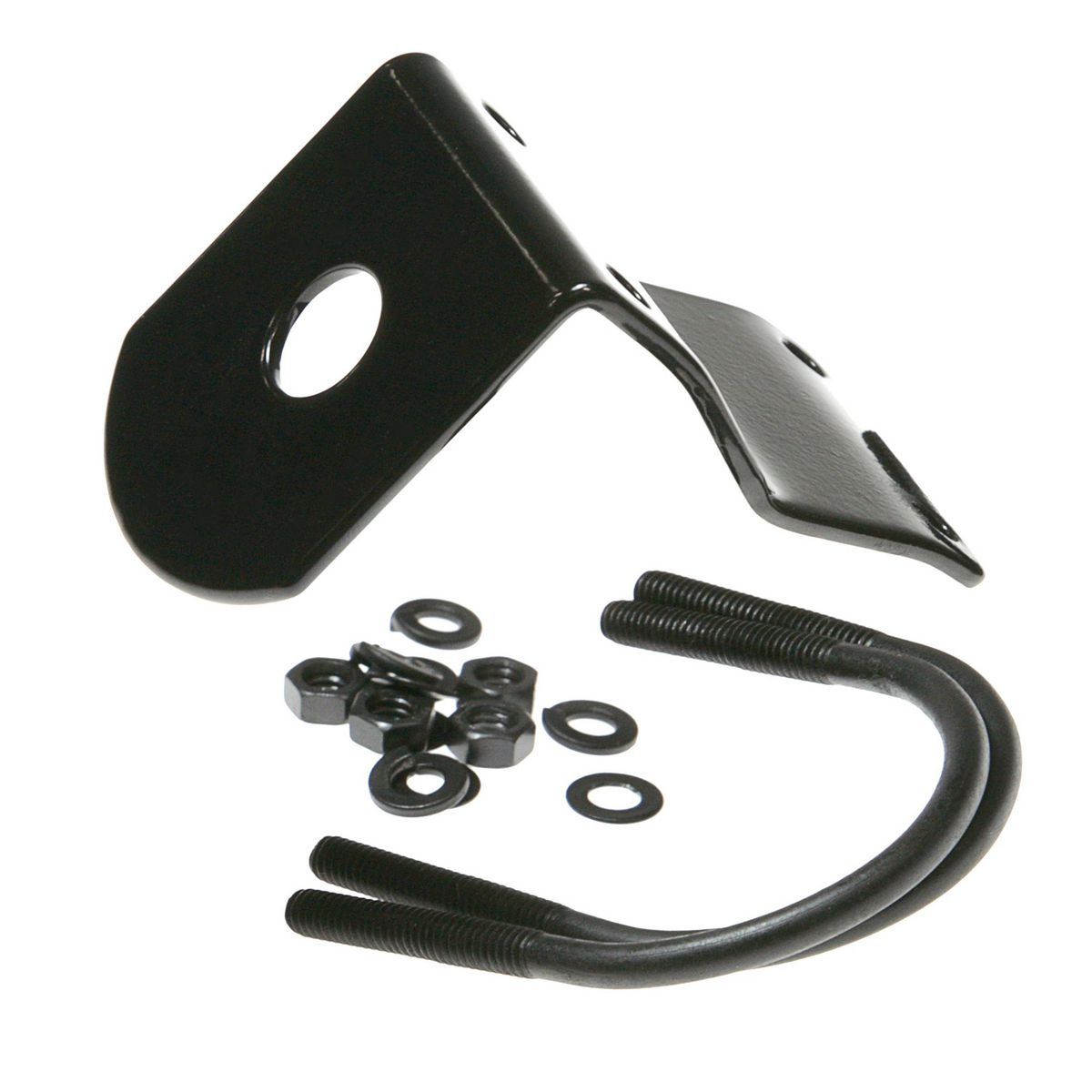 Maxi Trac 4x4 55mm Bull Bar UHF CB Antenna U Bolt Type Mounting Bracket Black MTB55U