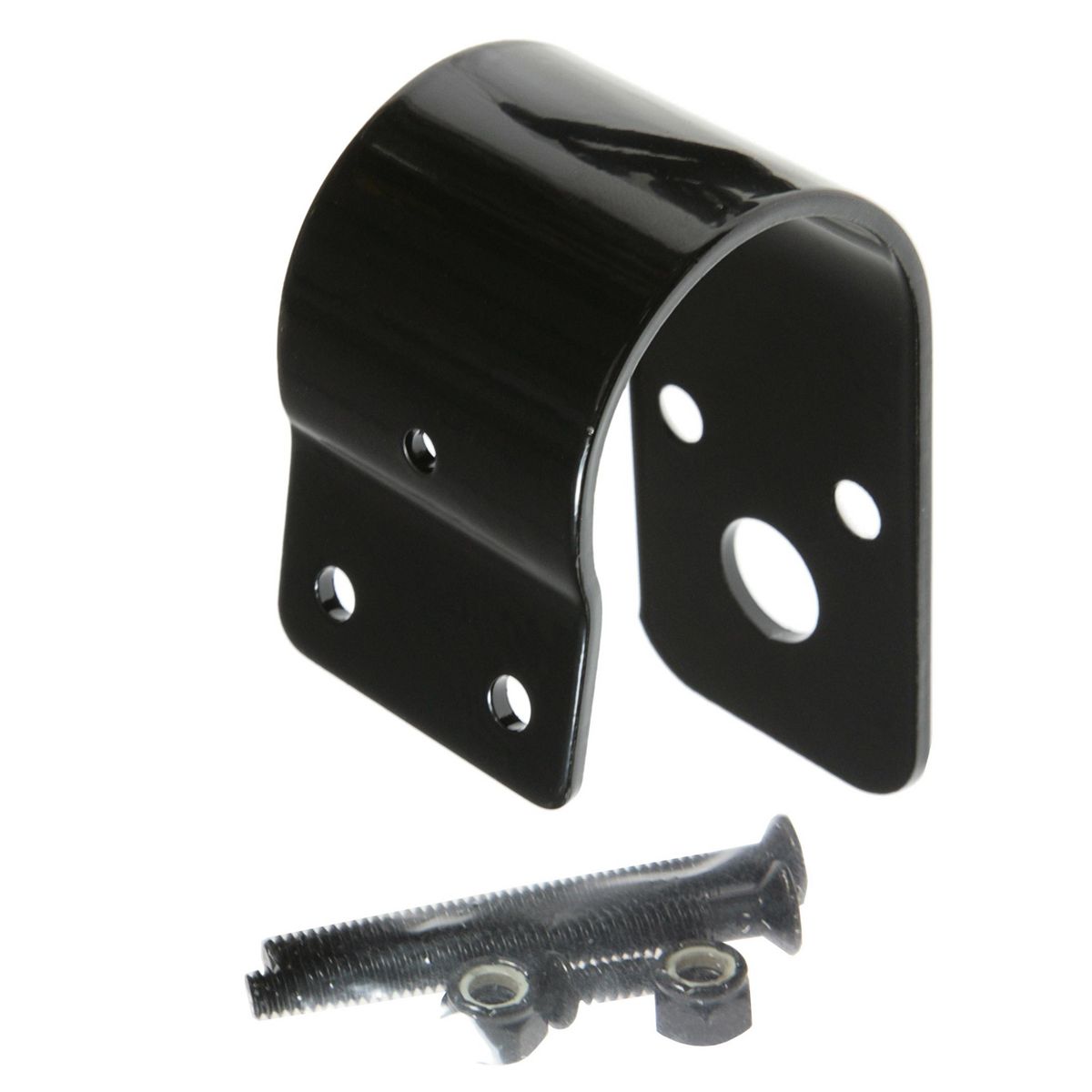 Maxi Trac 4x4 50mm Bull Bar UHF CB Antenna C Type Mounting Bracket Black MTB50