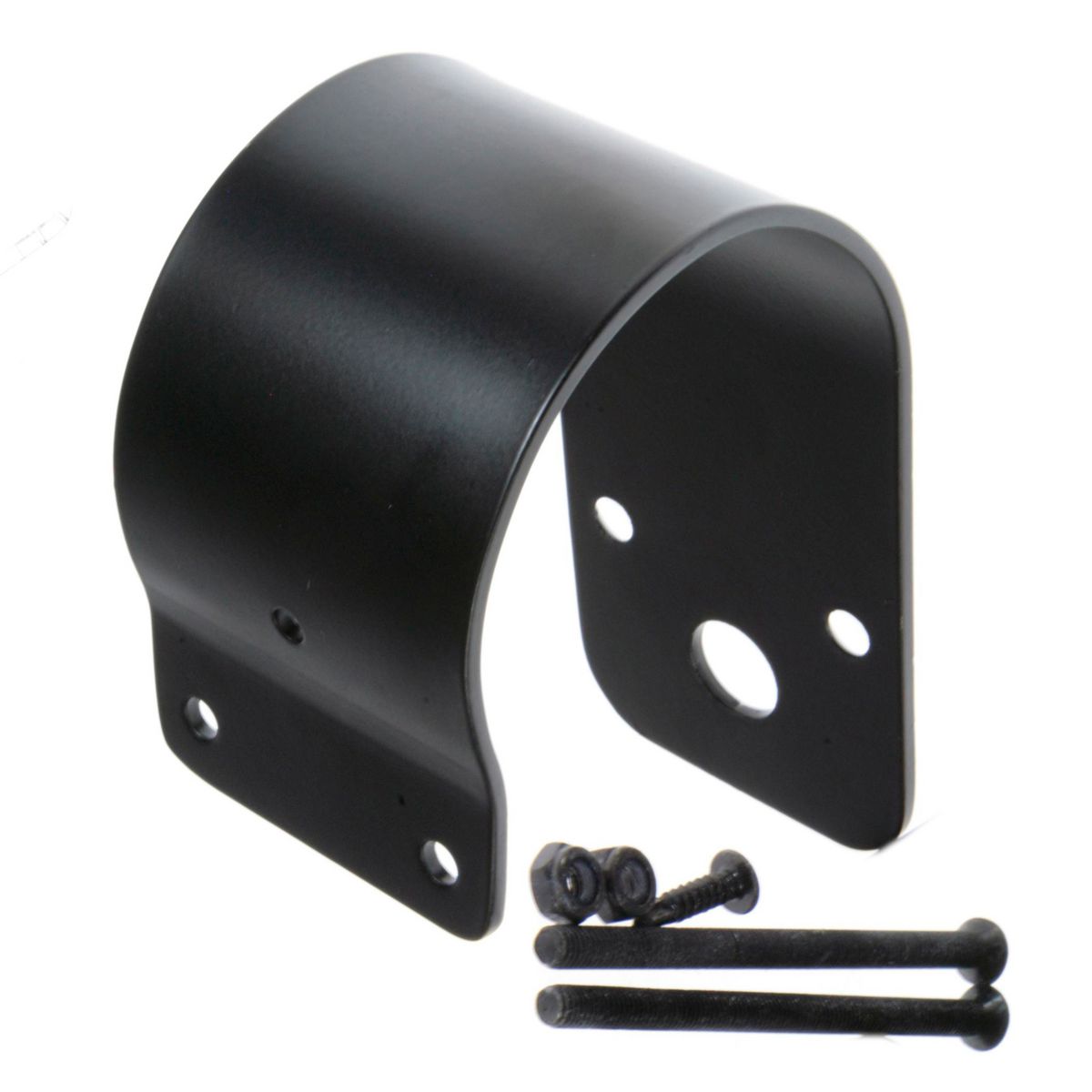 Maxi Trac 4x4 76mm Bull Bar UHF CB Antenna C Type Mounting Bracket Black MTB76