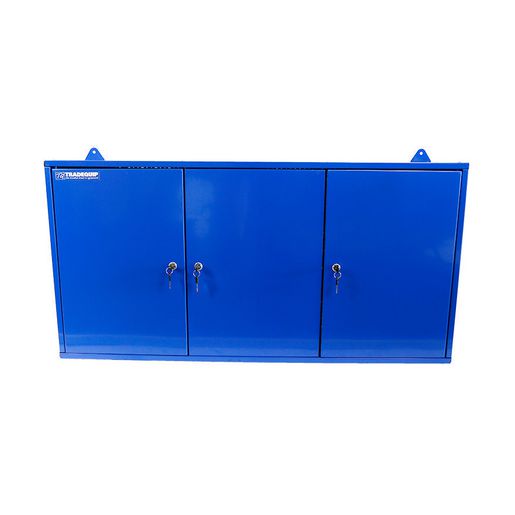 Trade Quip Steel Wall Mounted 3 Door Tool Cabinet 1011T