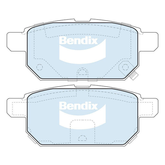 Bendix 4x4 Brake Pad Set Rear DB2364 -4WD