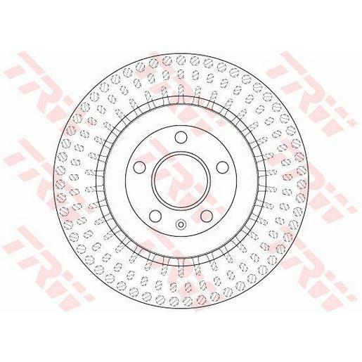 TRW Brake Rotor DF6175S