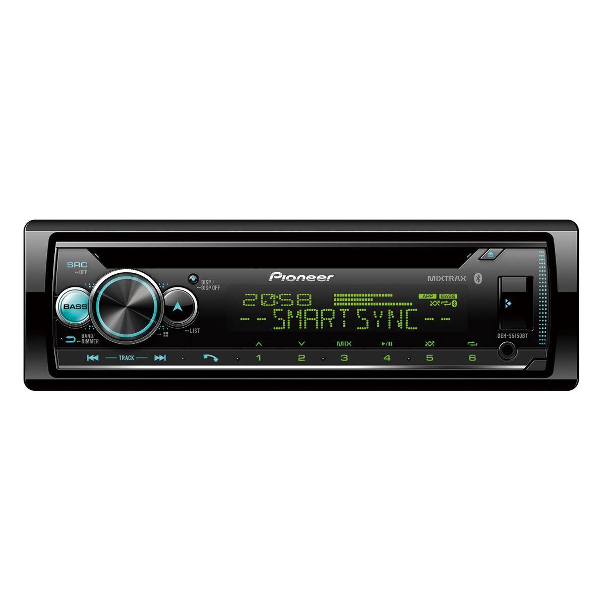 Pioneer Deh-S5150Bt Bluetooth Usb Cd Tuner DEHS5150BT