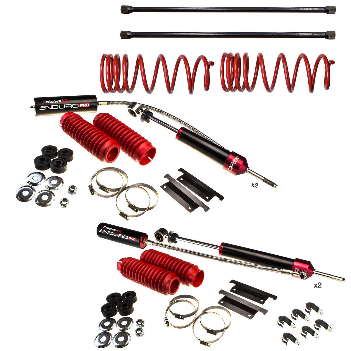 Drivetech 4X4 Enduro Pro Suspension Lift Kit 40Mm Est Lift DTSK-TOY12HR