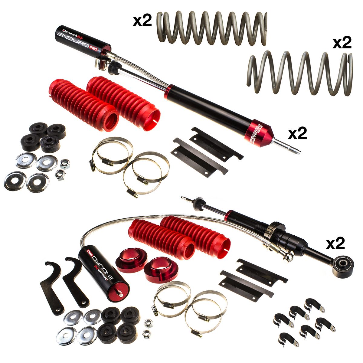 Drivetech 4x4 Enduro Pro Suspension Lift Kit 40mm est lift DTSK-TOY09JHR