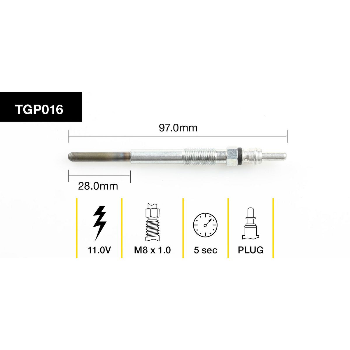 Tridon Glow Plug TGP016