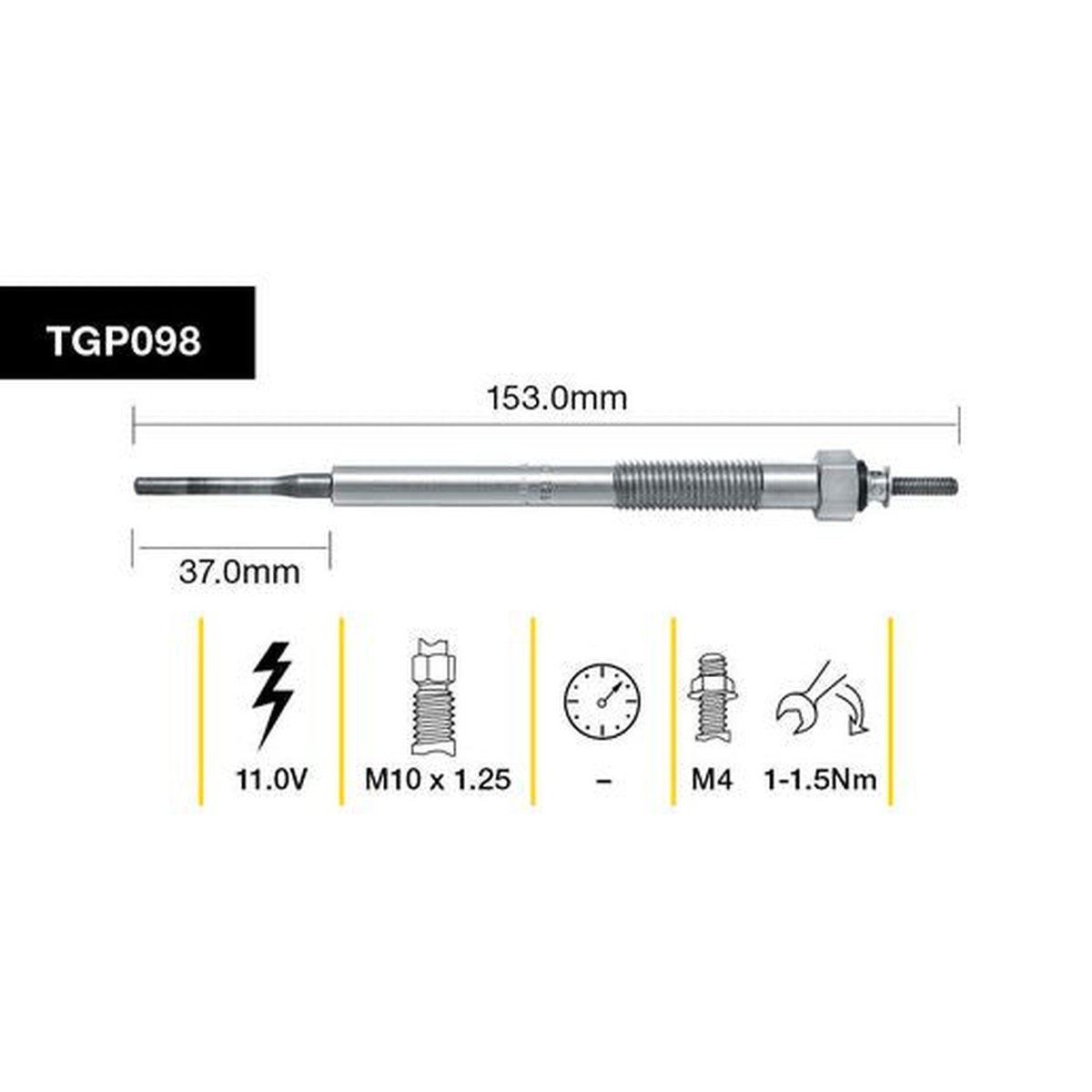 Tridon Glow Plug TGP098