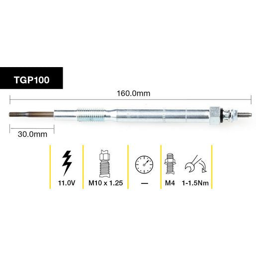 Tridon Glow Plug TGP100