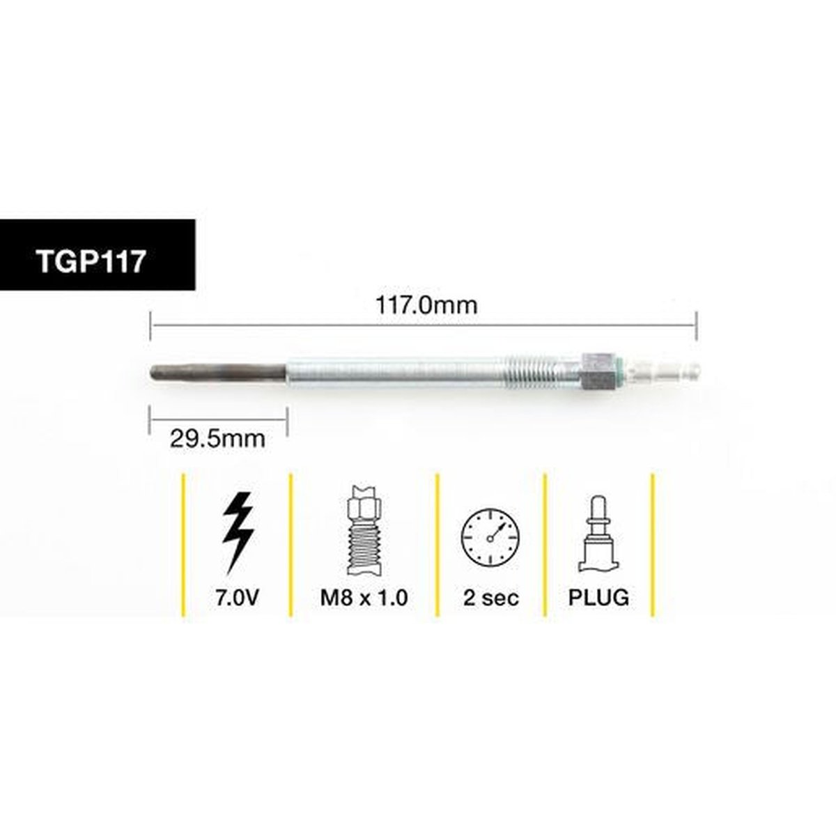 Tridon Glow Plug TGP117
