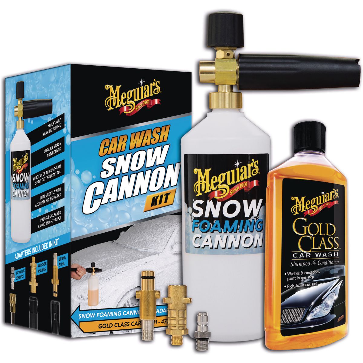 Meguiars Car Wash Snow Cannon Kit SNOWKIT