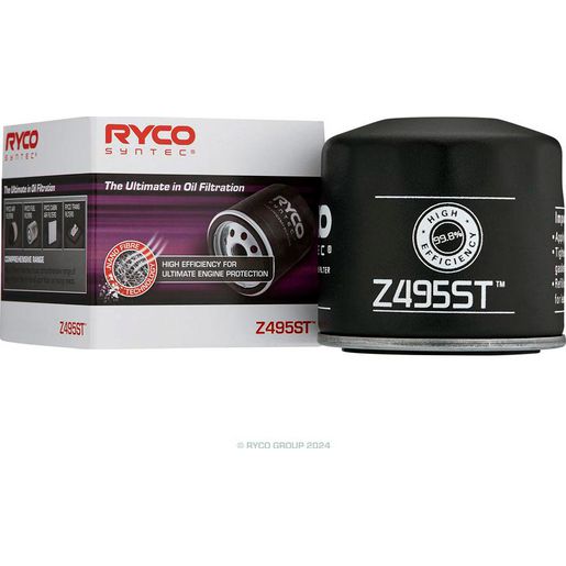 Ryco Syntec Oil Filter Z495ST