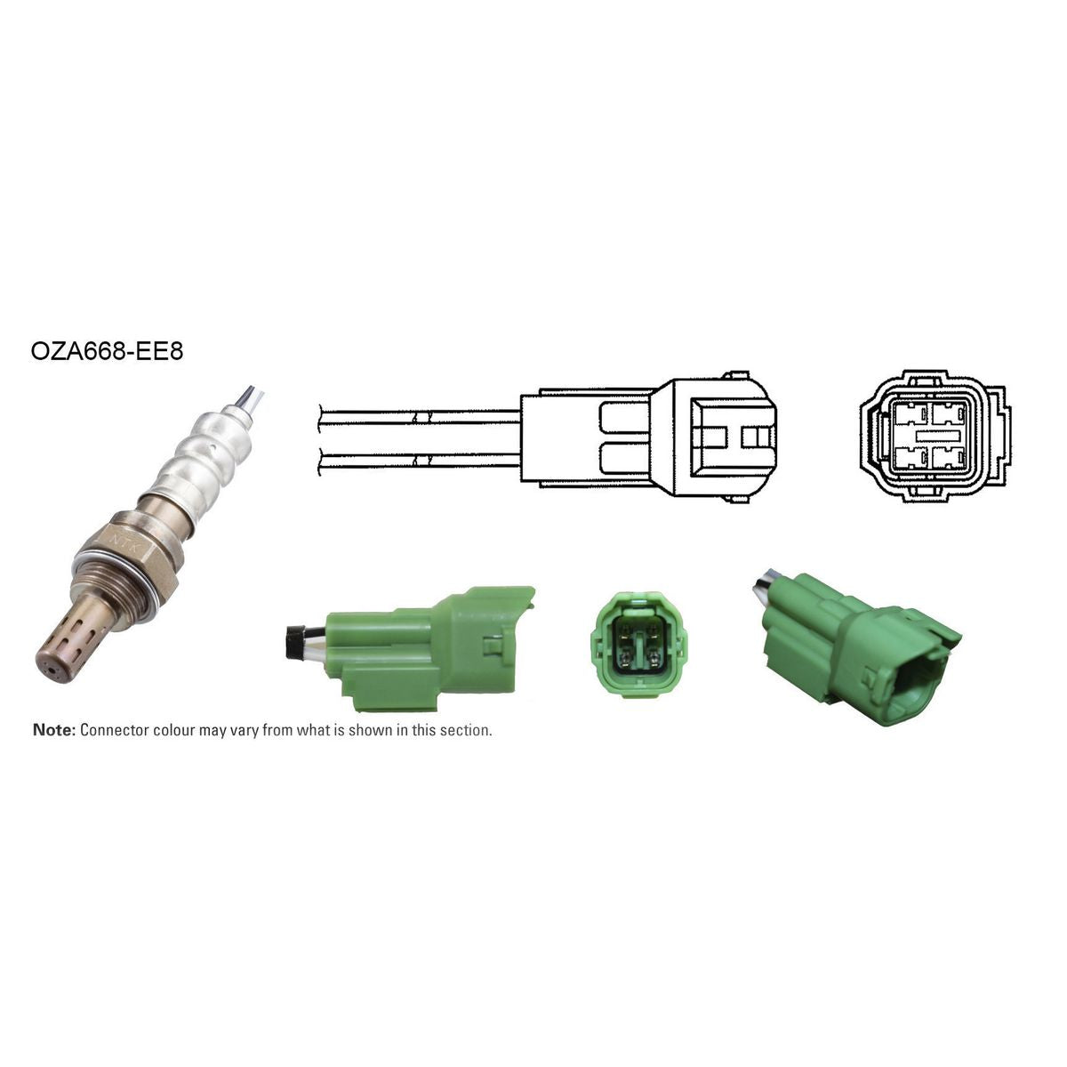 NTK Oxygen Lambda Sensor OZA668-EE8