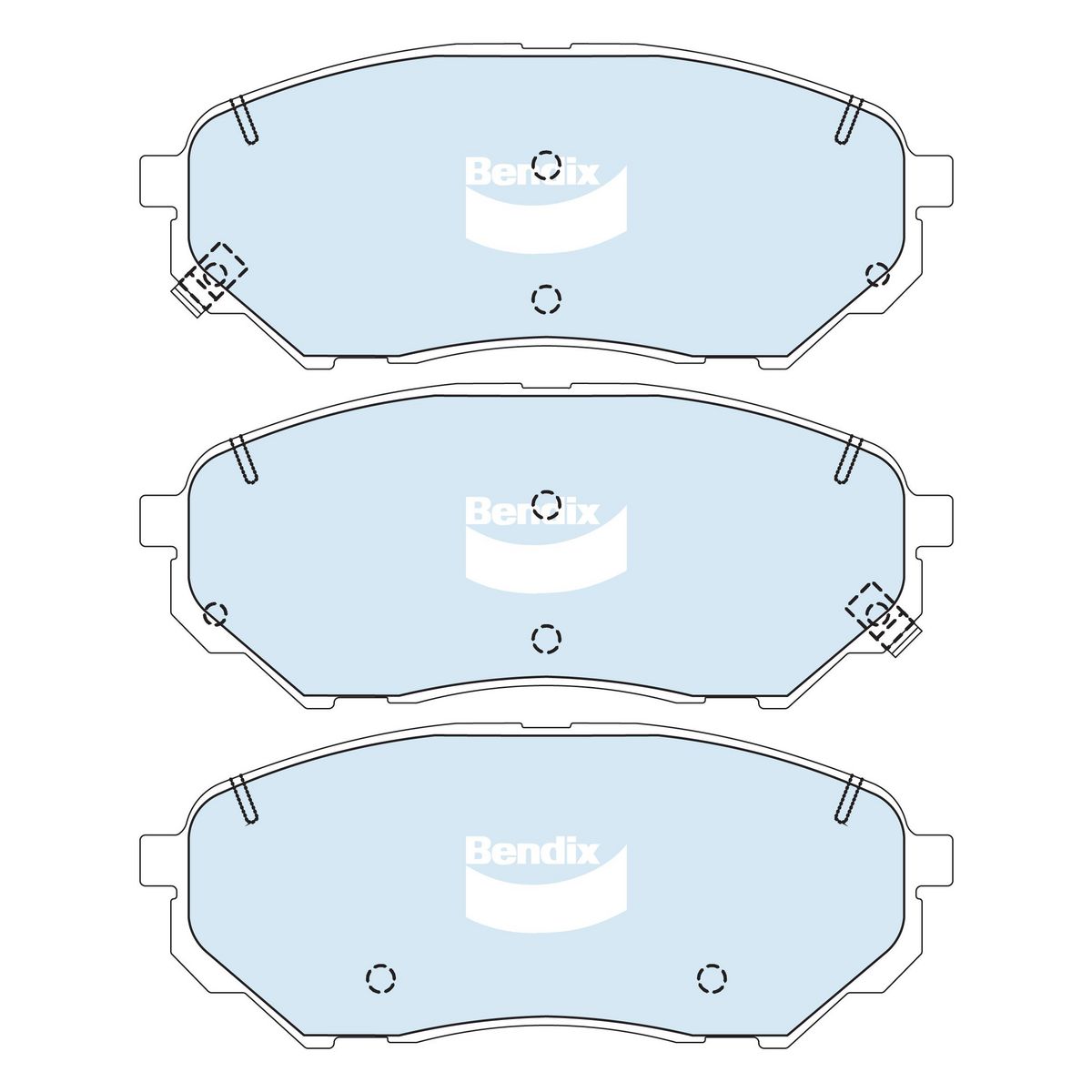 Bendix Ultimate Brake Pad Set Front DB2446 ULT