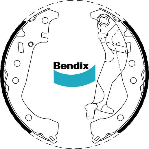 Bendix Brake Shoe Set BS5276
