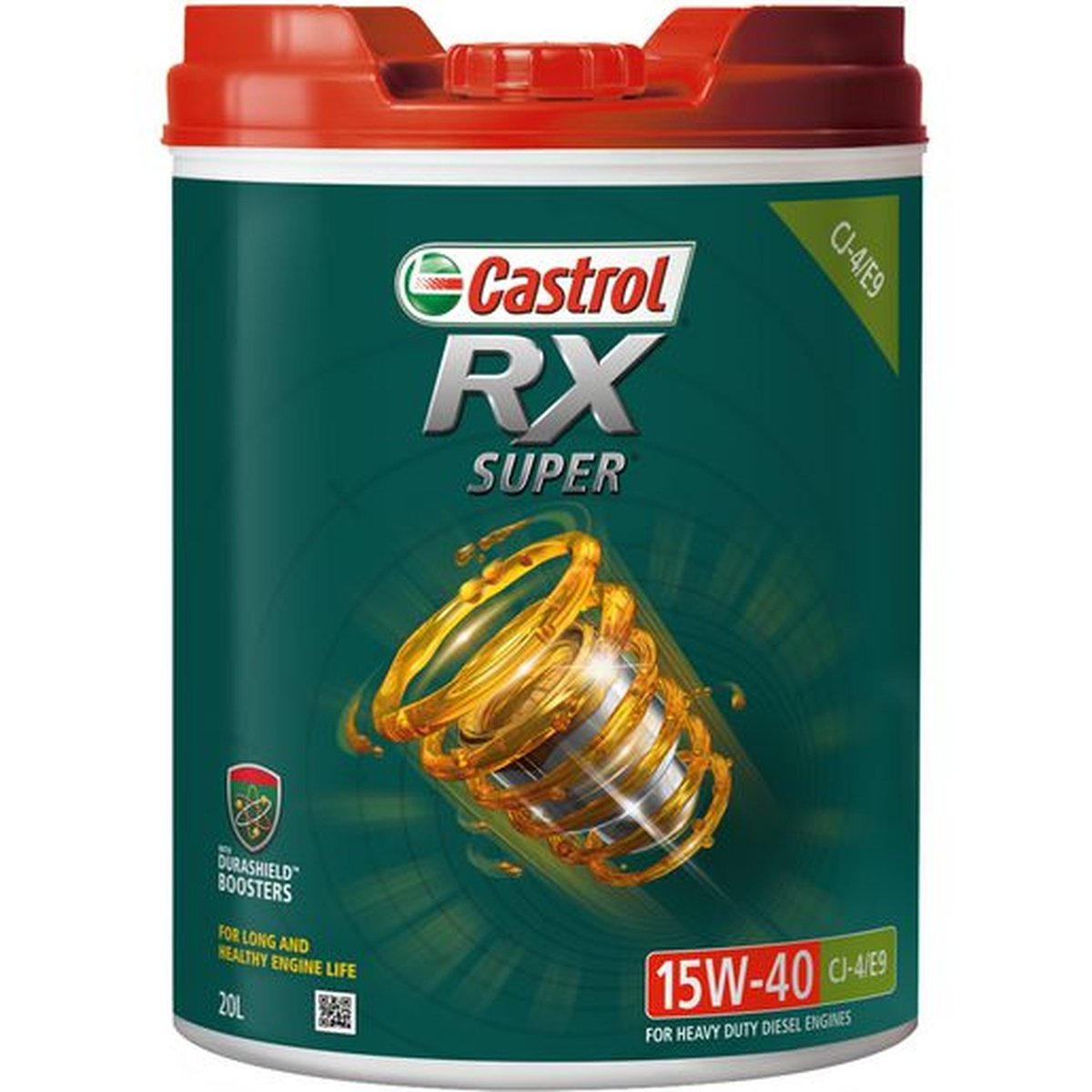 Castrol RX Super 15W-40 CJ-4/E9 Engine Oil 20L 3418280