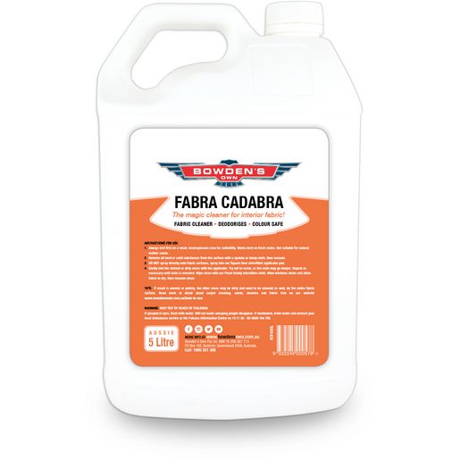 Bowden's Own Fabra Cadabra Interior Fabric Cleaner 5L