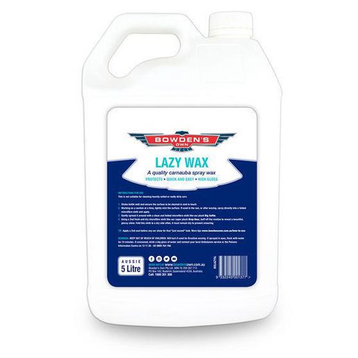 Bowden's Own Lazy Wax Carnauba 5L