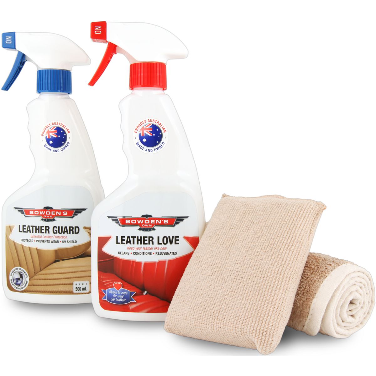 Bowden's Own Leather Maintenance Pack 3pc