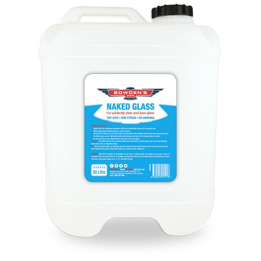 Bowden's Own Naked Glass Streak-Free Cleaner 20L