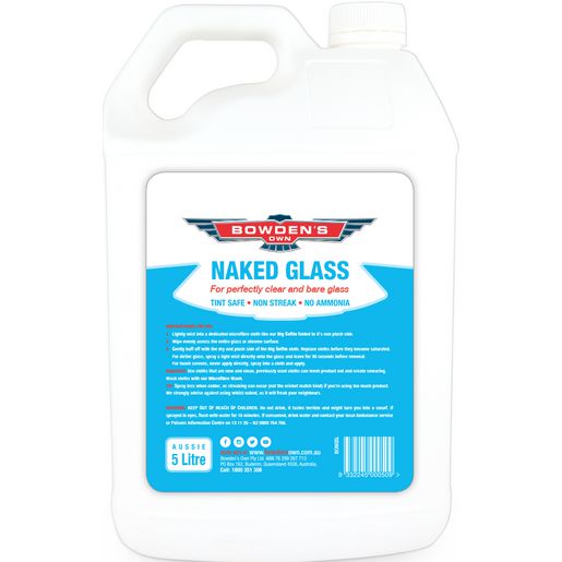 Bowden's Own Naked Glass Streak-Free Cleaner 5L