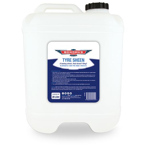 Bowden's Own Tyre Sheen Lasting Tyre Shine 20L