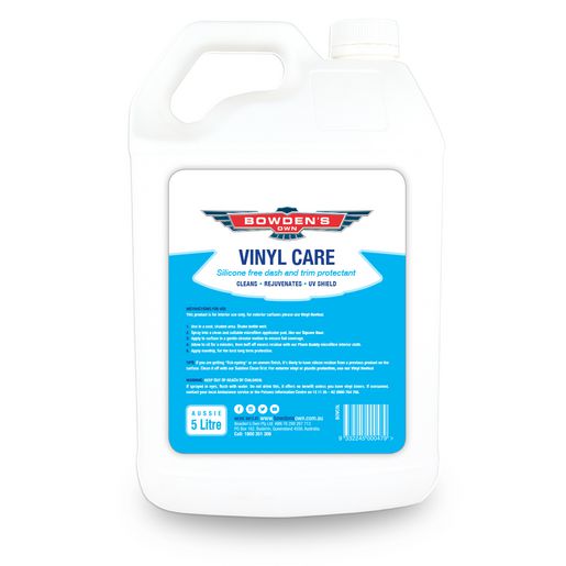 Bowden's Own Vinyl Care Interior Cleaner & Protectant 5L