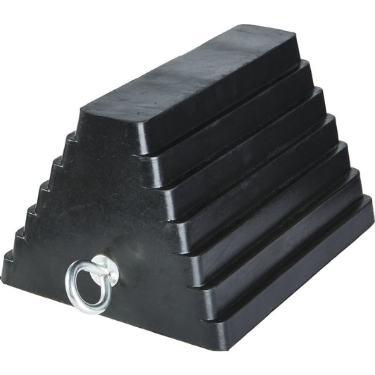 Gearup Rubber Wheel Chock W/ Eye Bolt GUWCREB