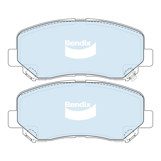 Bendix 4x4 Brake Pad Set Front DB2226 -4WD