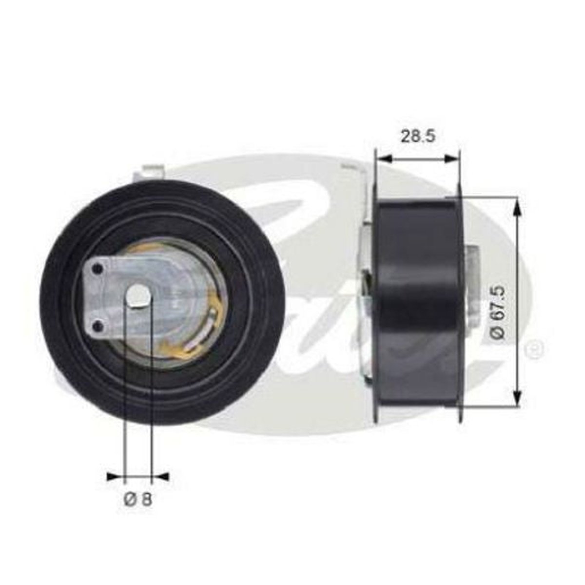 Gates SBDS Manual Tensioner T43110