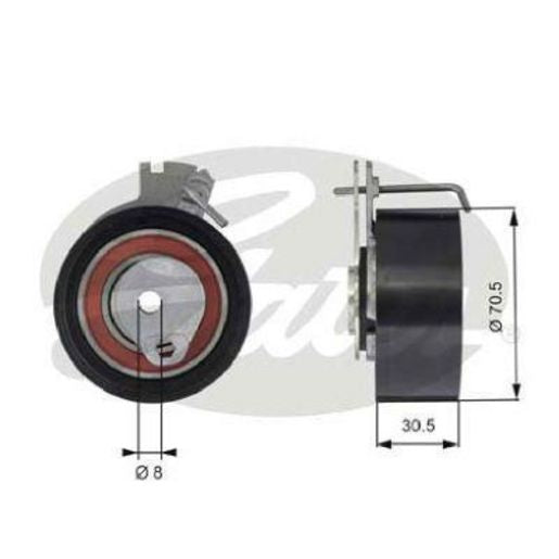 Gates SBDS Manual Tensioner T43159