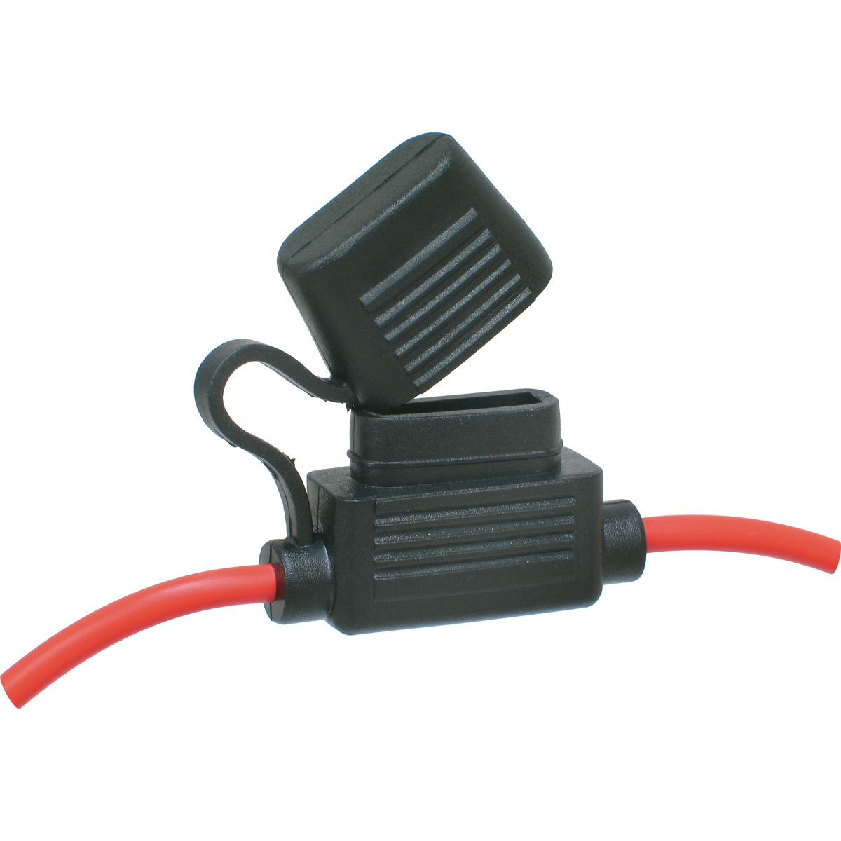 OEX Standard Blade In Line Fuse Holder, Black, 1 Way, 35A - Single Pack ACX1711BL