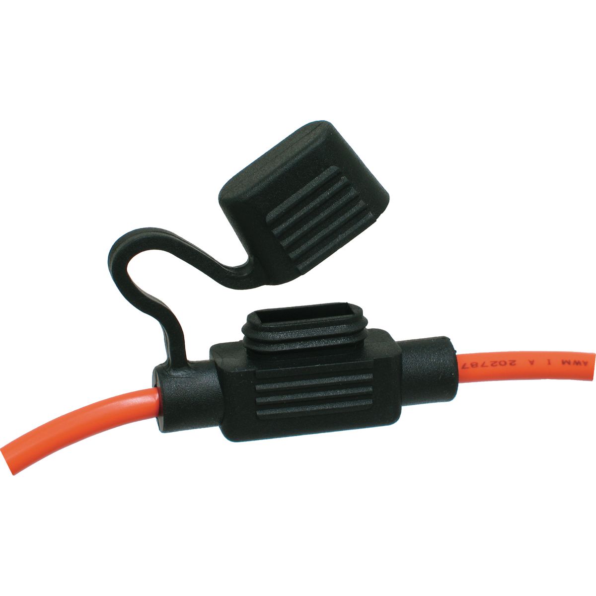 OEX Mini Blade In Line Fuse Holder, Black, 1 Way, Single Pack ACX1712BL