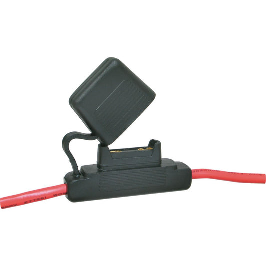 OEX Maxi Blade In Line Fuse Holder, Black, 1 Way, 60A - Single Pack ACX1713BL