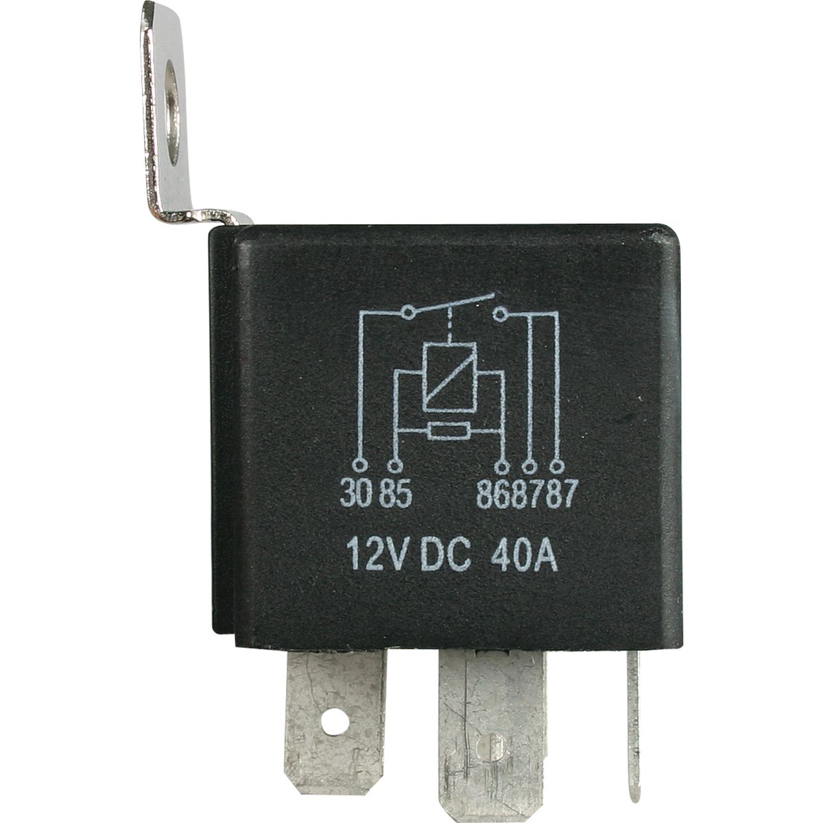 OEX Mini Relay 12V Normally Open 40A - Resistor Protected, Sealed ACX1940RBL