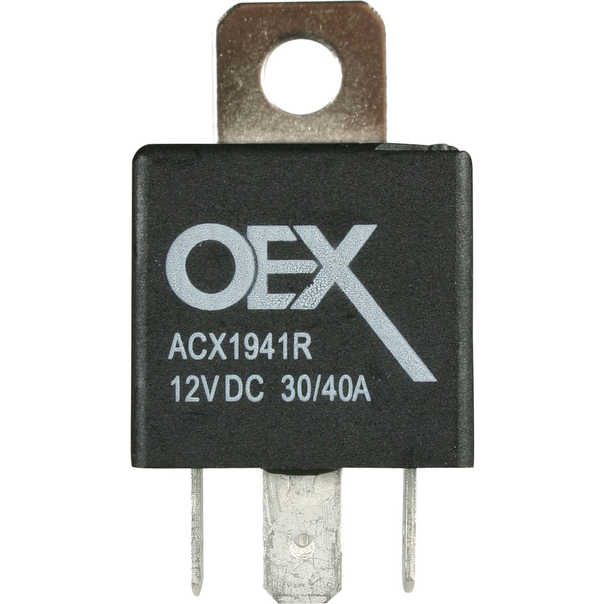 OEX Mini Relay 12V Change Over 30/40A - Resistor Protected, Sealed ACX1941RBL