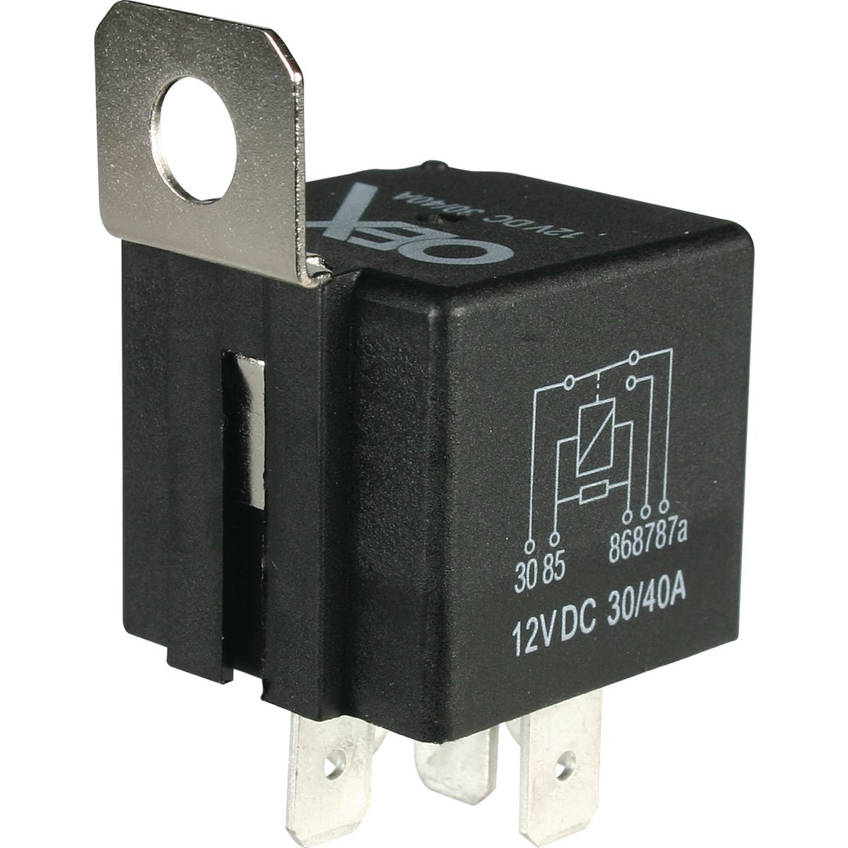 OEX Mini Relay 12V Change Over 30/40A - Resistor Protected, Sealed ACX1941RBL