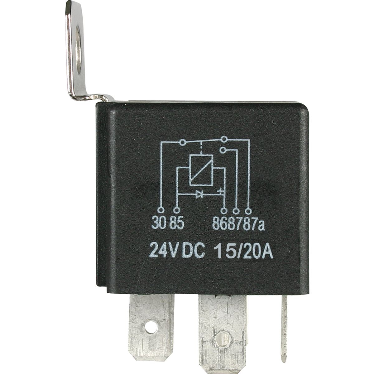 OEX Mini Relay 24V Change Over 15/20A - Diode Protected, Sealed ACX1943DBL