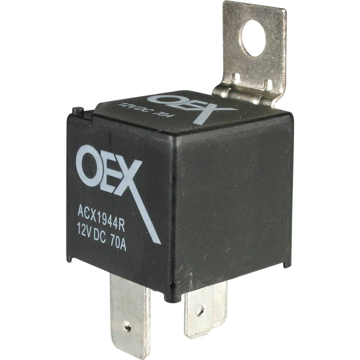 OEX Mini Relay 12V Normally Open 70A - Resistor Protected, SeaLED ACX1944RBL